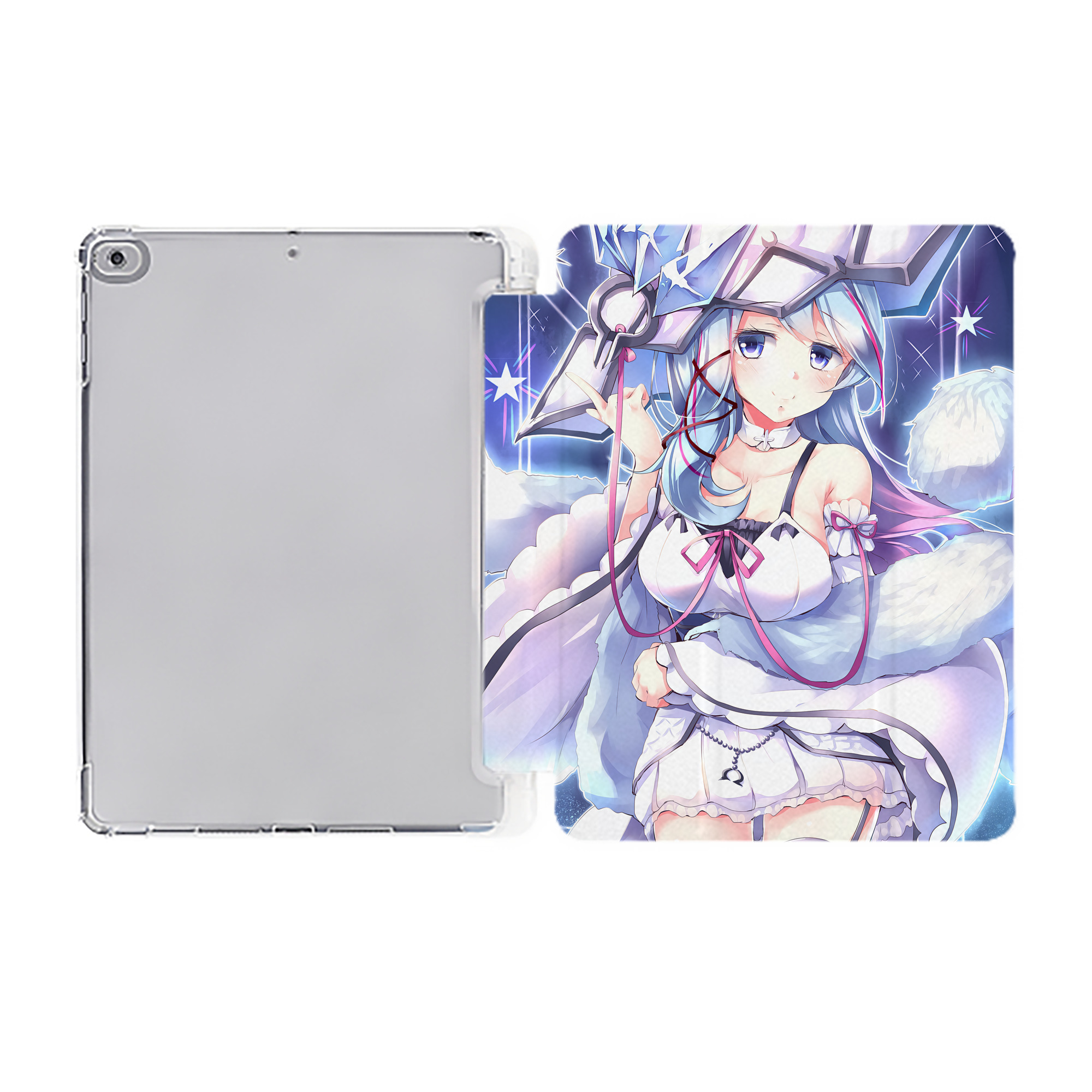 （画像用） 遊☆戯☆王 Yu-Gi-Oh! IPad ケース ペン収納付き 三つ折りスタンド PUレザー×シリコン 対応機種9.5/10.5/10.9インチ